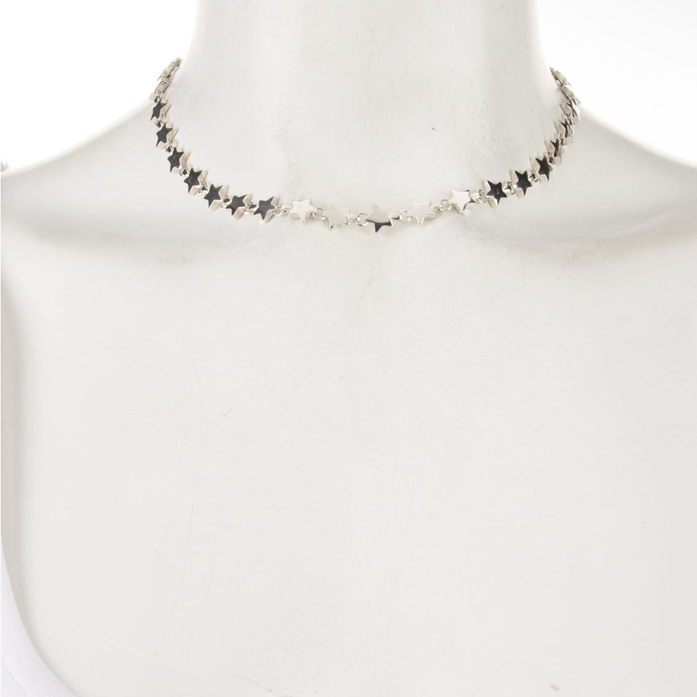 Tiffany & Co Silver Star Choker Necklace